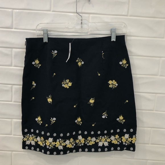 LOFT Embroidered Shift Skirt - Picture 4 of 8